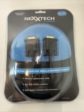 Nexxtech Ultimate Monitor Cable 6ft VGA / SVGA Replacement Gold Plated picture