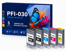 PFI-030-5PK Ink Cartridges Replacement for ImagePrograf TA-20 TA-30 Printer picture