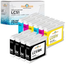 LC51 LC-51 for Bother Ink Cartridges DCP130c DCP330c MFC230C 5860CN 665CW Lot picture