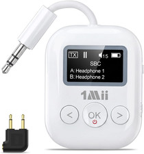 1Mii SafeFly Min+ Airplane Bluetooth Adapter for 2 Wireless Headphones picture