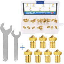30Pcs 3D Printer Nozzle with Spanner Set, 28Pcs 0.2mm 0.3mm 0.4mm 0.5mm 0.6mm picture