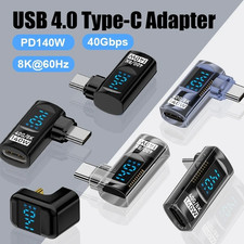 90° USB C Adapter Right Angle 40Gbps Data PD 140W USB4.0 8K Video Thunderbolt 3 picture