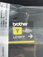 NEW Brother LC101Y Yellow Ink Cartridge (sealed, No Box) picture
