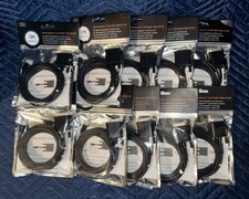 Lot (10) New Cable Matters Mini DisplayPort to DVI Cables in Black 10ft Length picture