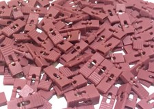 2.54mm Mini Micro Header Jumper Caps RED Handle Circuit Board Shunt Part 100pcs picture