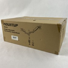 Mountup MU0026 Height Adjustable Dual Monitor Desk Mount picture