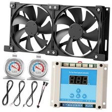 12v RV Fridge Ventilation Cooling Fan Kit 5.5