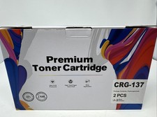 LxTek 137 CRG-137 Black Toner Cartridge for Canon 137 - 2 Pack picture
