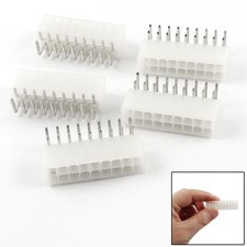 5 Pcs Beige 18 Pin Terminal Power Supply PCB ATX Connector picture