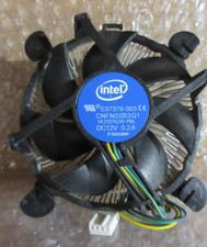Intel E97379-003 CPU Fan with Heatsink 12V 4-Pin Black Aluminum picture