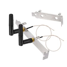 Short Dual-Band WiFi Antenna Kit 2.4/5GHz for PCIe Network Cards (6-Pack) picture