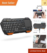 Versatile Mini Keyboard with Touchpad and Backlit for Gaming & Media Control picture