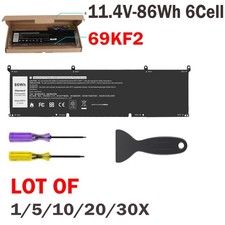 ❤️LOT 1-30Pcs 69KF2 Battery For Dell XPS 15 9500 Alien M15 M17 R3 Precision 5550 picture