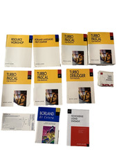 Original Borland Turbo Pascal for Windows 1.5 Set of 9 Disks with 7 Books picture