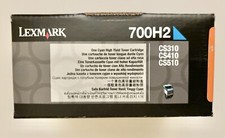 NEW Genuine Lexmark 700H2 CYAN High Yield Toner Cartridge for CS310/410/510 picture
