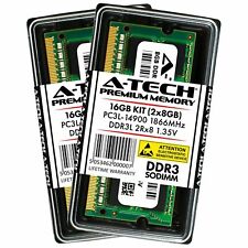 A-Tech 16GB 2 x 8GB PC3-14900 Laptop SODIMM DDR3 1866 MHz Memory RAM PC3L DDR3L picture
