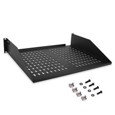 Pyle 19-Inch 2U Server, Vented Shelves for Good Air Circulation, Cantilever, ... picture