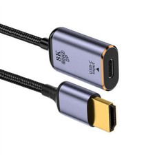 CY USB-C Type C Female Source to HDMI Sink HDTV Cable 8K@60hz 4K@120hz Female picture