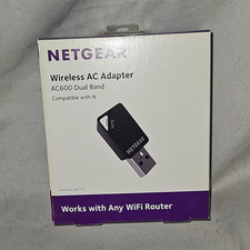 NETGEAR A6100 AC600 Dual-Band USB 2.0 WiFi 802.11ac Adapter WPS 433Mbps picture