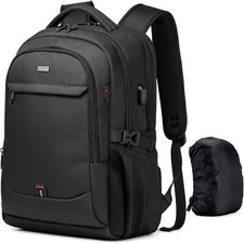 17 Inch Laptop Backpack for Travel with 17Inch, Black With Rain Cover  picture