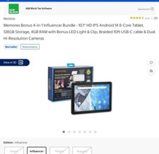 Memorex Tablet With TikTok App picture