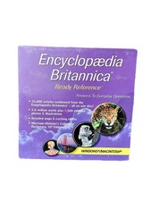 Encyclopaedia Britannica Ready Reference PC Mac CD ROM VTG 2002 Cardboard Case picture