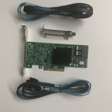 LSI SAS 9341-8I 12GB 8 PORT RAID CONTROLLER+2PCS 8643 to 4 SATA cable picture