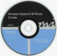 Micro Innovations Wireless Keyboard & Mouse Combo KB982W Drivers CD for Windows picture