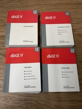 1992 dBASE IV Version 1.5 Books Guide Manual lot of 4 Books Borland picture