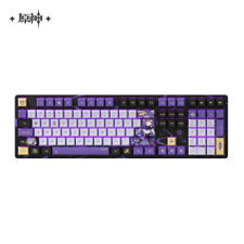 Official Genshin Impact KeQing PBT RGB Hot Swap Mechanical Keyboards 刻晴 霆霓快雨  picture