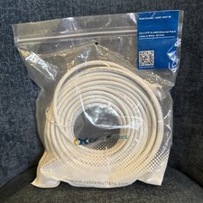 Cable Matters 160001-WHT-50 Cat 6 UTP 24 AWG Ethernet Patch Cable in White 50ft picture