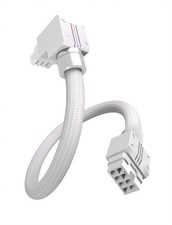 UNIFAS ARGB 8Pin GPU Extension Cable 16AWG 90 RightAngle 5V 3Pin White picture