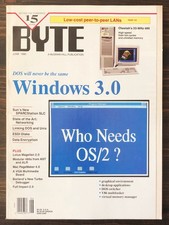 Byte Magazine June 1990 picture