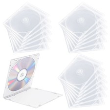 10-100 Pack Clear Single CD DVD Case PP Poly Plastic Cases Holder Storage Box picture