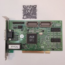 IGS SVGA Graphics Card PC IGA 1682_A PCI Video Adapter IGA1680D3 2LS 4.0 picture