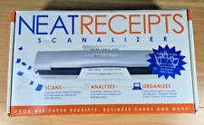Neat Receipts Scanalizer Mobile Scanner for Receipts Complete Original Box picture