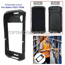 Scanner Protective Cover Case Rugged Bumper Boot For Zebra TC21 TC26 Computer US picture
