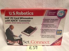 US Robotics USR3056 56K PC Card Winmodem w/ XJACK Connector Internet Access NEW picture