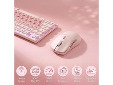 Redragon BS8531 Wireless 104-Key Low-Profile Keyboard, 4000 DPI Mouse Combo, 30% picture