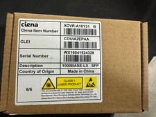 Ciena XCVR-A10Y31 SFP Transceiver Module 1000Base-LX 10km 1310nm LC SM  ge6 New picture