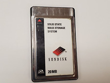 SUNDISK 20MB PCMCIA SOLID STATE MASS STORAGE for HP Palmtop 200LX 100LX 1000CX picture