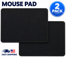 2-Pack Non-Slip Mouse Pad Stitched Edge PC Laptop For Computer PC Gaming Rubber  picture