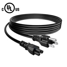 5ft UL AC Power Cord Cable For LCD Monitors and Laptop Adapters 76H3516 3-Prong picture