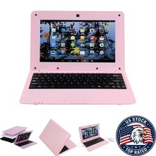 2025 10.1 Inch Portable Laptop - Quad Core, 8GB, Android 6.0, Flash Pink picture