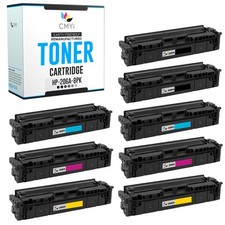 8-Pack CMYi Replacement 206A Printer Toner for HP Color LaserJet Pro MFP M283cdw picture