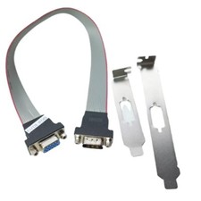 Monitor TV Projector VGA 15Pin Male Female Full Half Bracket Flexible Flat Cable picture