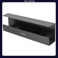 VIVO Black Under Desk Cable Management Tray 16.5 in Metal DESK-AC06-1C picture