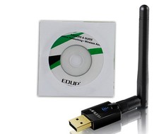 Fast Wi-Fi 5.8GHz/2.4GHz 600Mbps Wireless Network USB Adapter for Laptop Desktop picture