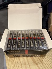 9 NEW, SEALED Maxell CS-600 XD High Density Data Cassette Tapes picture
