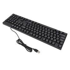 K1800 Minority Language Keyboard 104 Keys 4.9ft Cable Ergonomic Design USB Wired picture